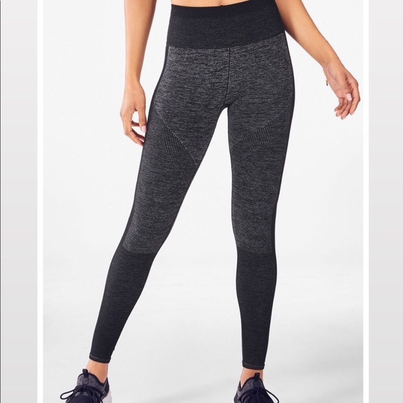 Fabletics Pants - Fabletics Seamless High-Wasted Jacquard Leggings
